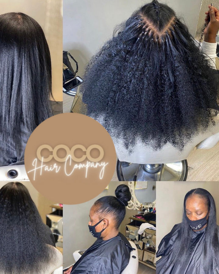 Afro curly ITIP Extensions