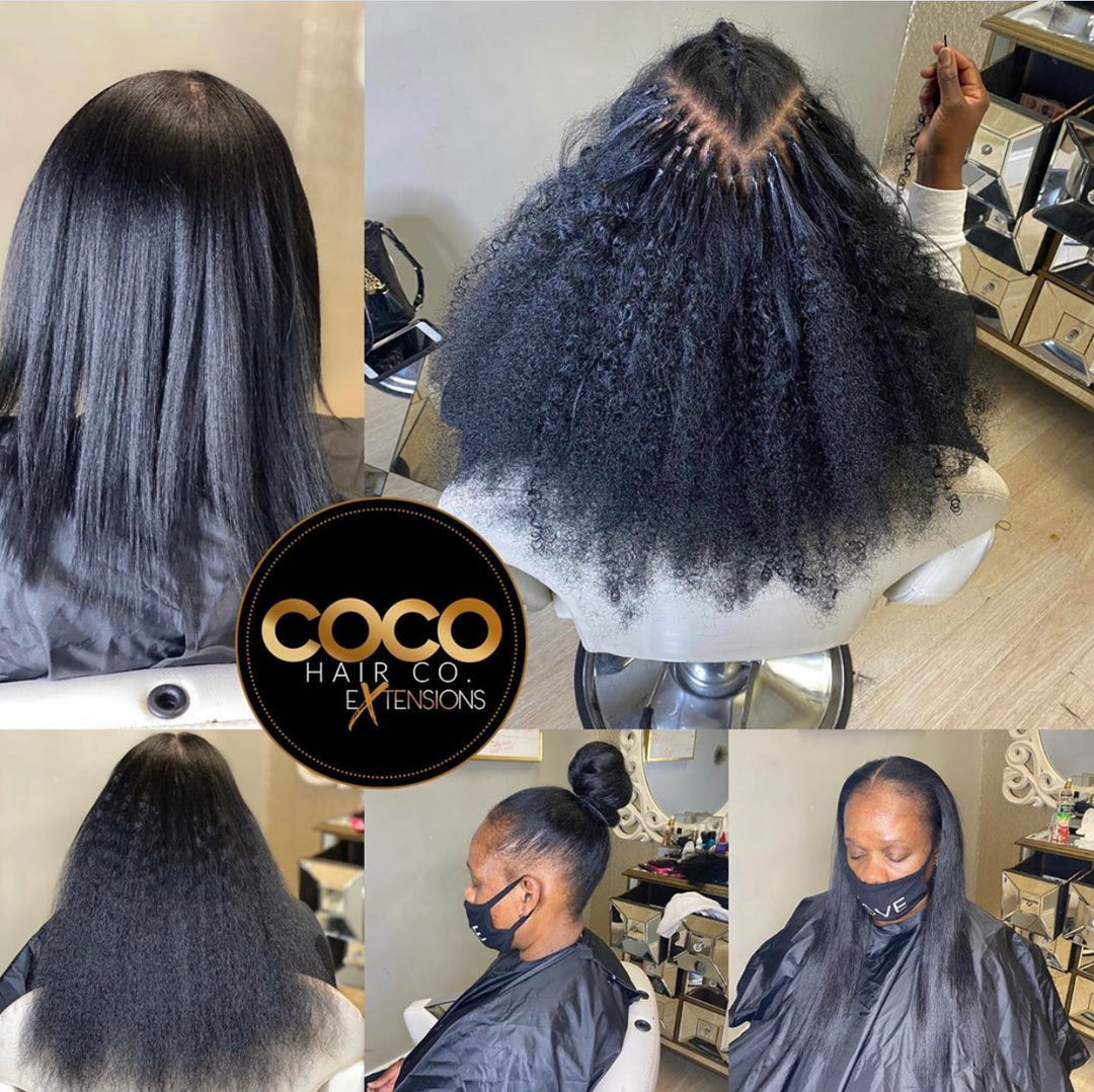 Afro curly ITIP Extensions